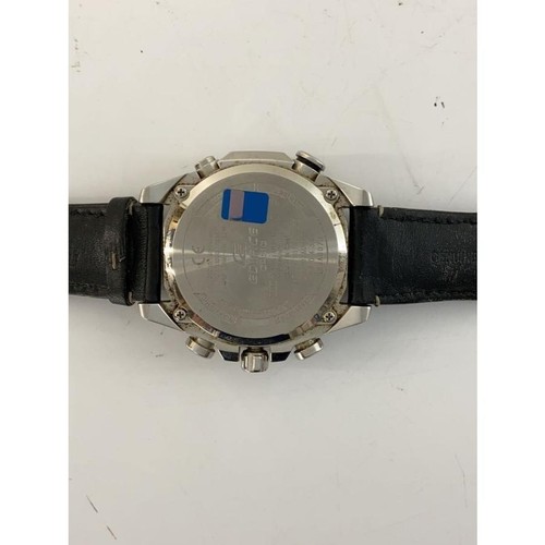 CASIO quartz watch analog leather BLK BLK eqb-501 - Picture 3 of 5