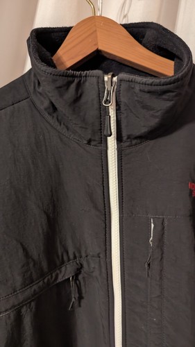 North Face Denali Jacke Polartec Fleece schwarz durchgehender weißer Reißverschluss Herren Größe L Large - Bild 4 von 13