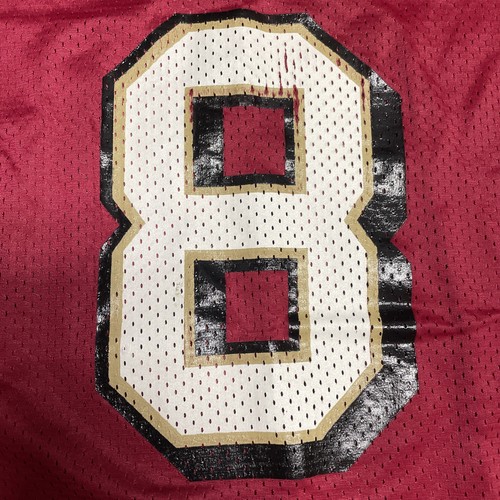 Champion 49ers Jersey 44 Steve Young #8 San Francisco NFL Red Shirt - Picture 5 of 11