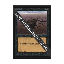 WOTC MtG International Ed. Sinkhole (C) NM