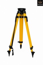 Heavy Duty Survey Tripod | Dual Lock Aluminum Stand for Leveling Instruments 37"