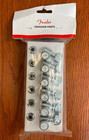 Genuine Fender CHROME LOCKING Tuners 6-InLine 2-pin Strat