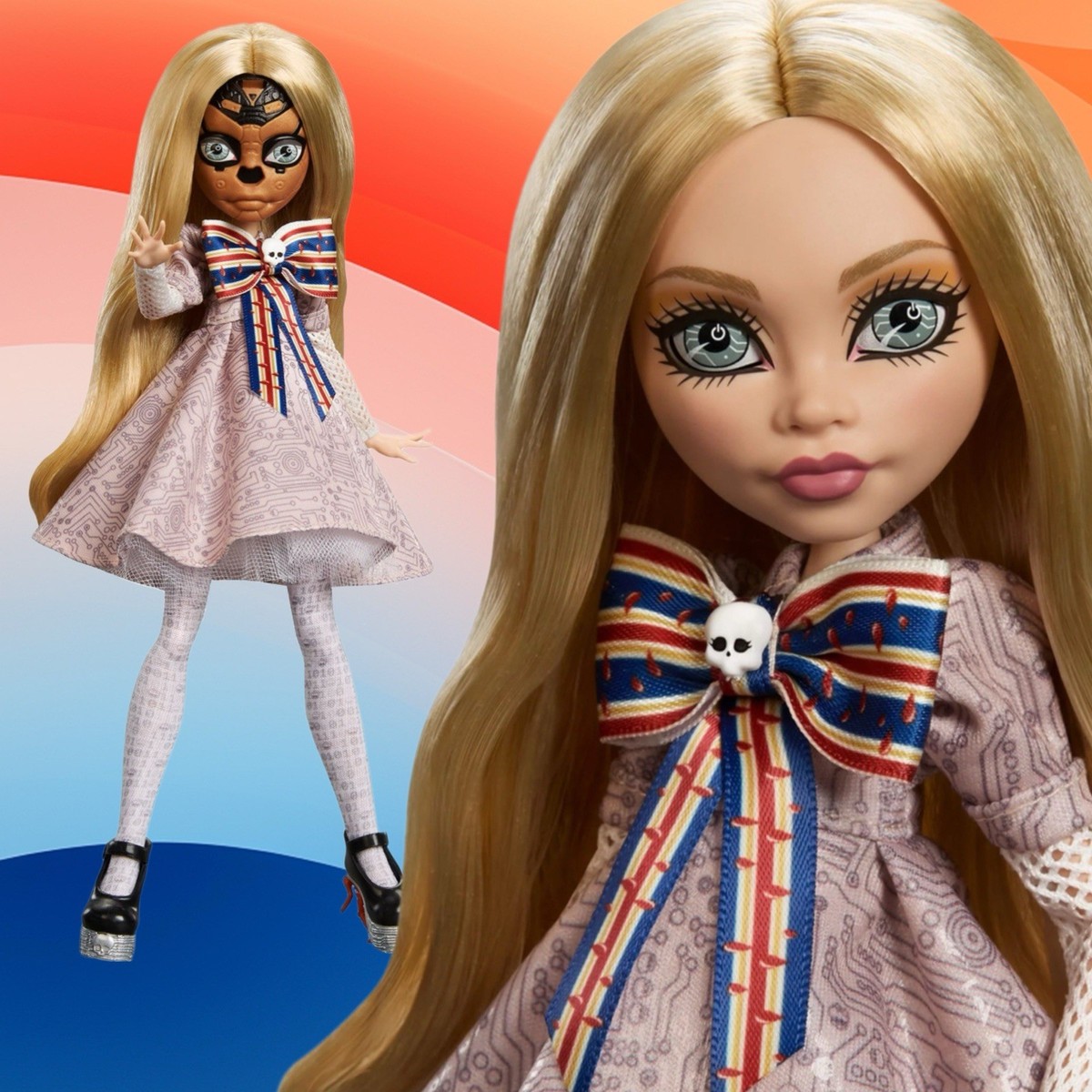 MONSTER HIGH Skullector M3GAN Doll Megan Horror AI Mattel