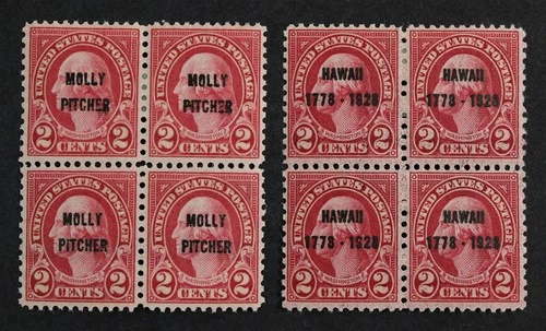 CKStamps: US Stamps Collection Scott#646 647 Block Mint H OG
