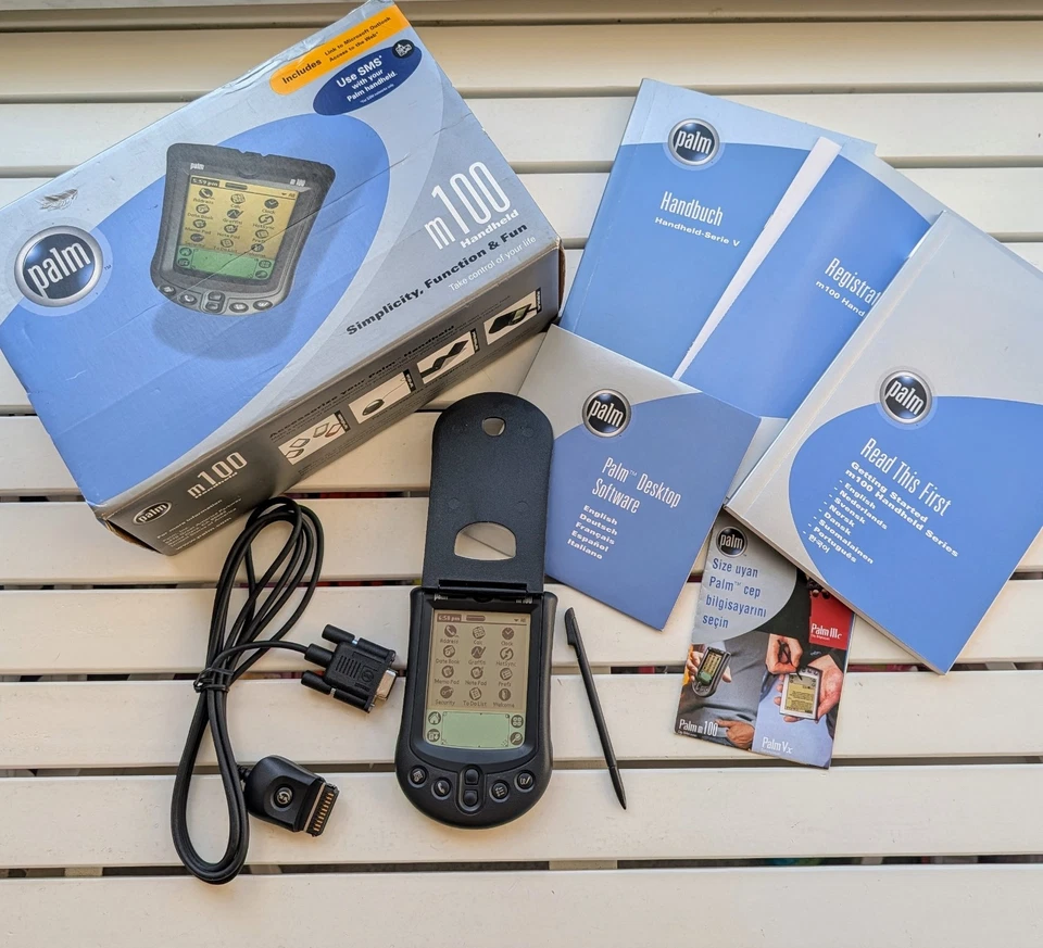 NEW Vintage Palm m100 Handheld Franklin Planner Ed. Open Box w/Original Packing  - Image 2 of 4