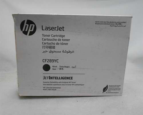 HP LaserJet Black Toner Cartridge CF289YC ~ SEALED - Picture 1 of 7