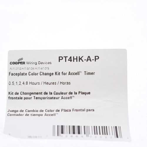 Cooper Accell Almond Color Change Kit For 30 min, 1,2,4,8 Hour Timer PT4HK-A-P - Picture 5 of 5