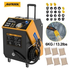 Walnut Sand Blaster Engine Intake Valve Carbon Deposit Cleaning Capacity 10L 