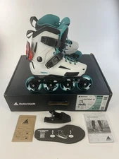 Rollerblade Lightning W Urban Freeskate Women’s 6/6.5 Inline Skates White/Aqua