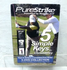 New PureStrike The 5 Simple Keys to Consistency by Medicus Golf 5 DVD Box Set