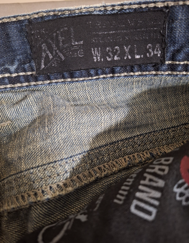 TK Axel Ellington Relaxed Straight Blue Jeans Herren 32x34 (tatsächliche Schrittlänge 32,5) - Bild 10 von 10