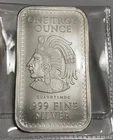 1 oz. Golden State Mint Silver Bar - Aztec Calendar