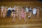 Lot  of Vintage Barbie and Ken Dolls