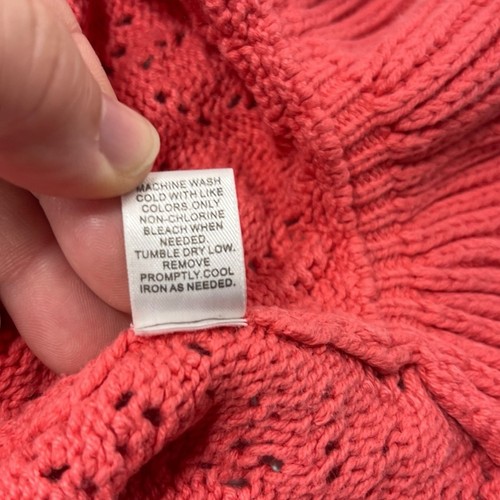 Cato Womens 22/24W Sweater Cardigan Open Knit Ruffle Hem Barbie Fairy Hippie - Picture 8 of 9