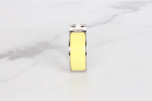 Hermes Click-Clack PM Bracelet Yellow Steel 136261314 - Picture 4 of 7