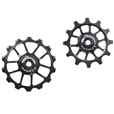 OMNI Racer Worlds Lightest Ti Ceramic Derailleur Pulleys fits SHIMANO/SRAM