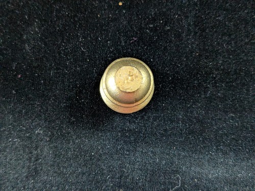NOS! 1:12 PUPPENHAUS GOLDBEMALT ZINN SPUCKNAPF ~ 1/2" H X 3/4" D - Bild 4 von 6