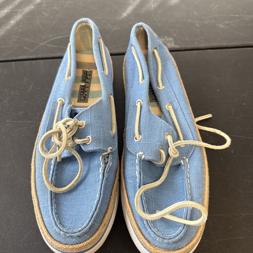 Women’s Sperry Top-Sider Blu Boat Shoes 7.5 - Picture 2 of 6