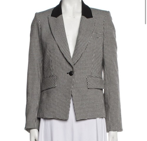 Veronica Beard Airlie Dickey Jacke Blazer Hahnentritt Jacke Blazer 4 $ 698 Neu mit Etikett - Bild 8 von 11