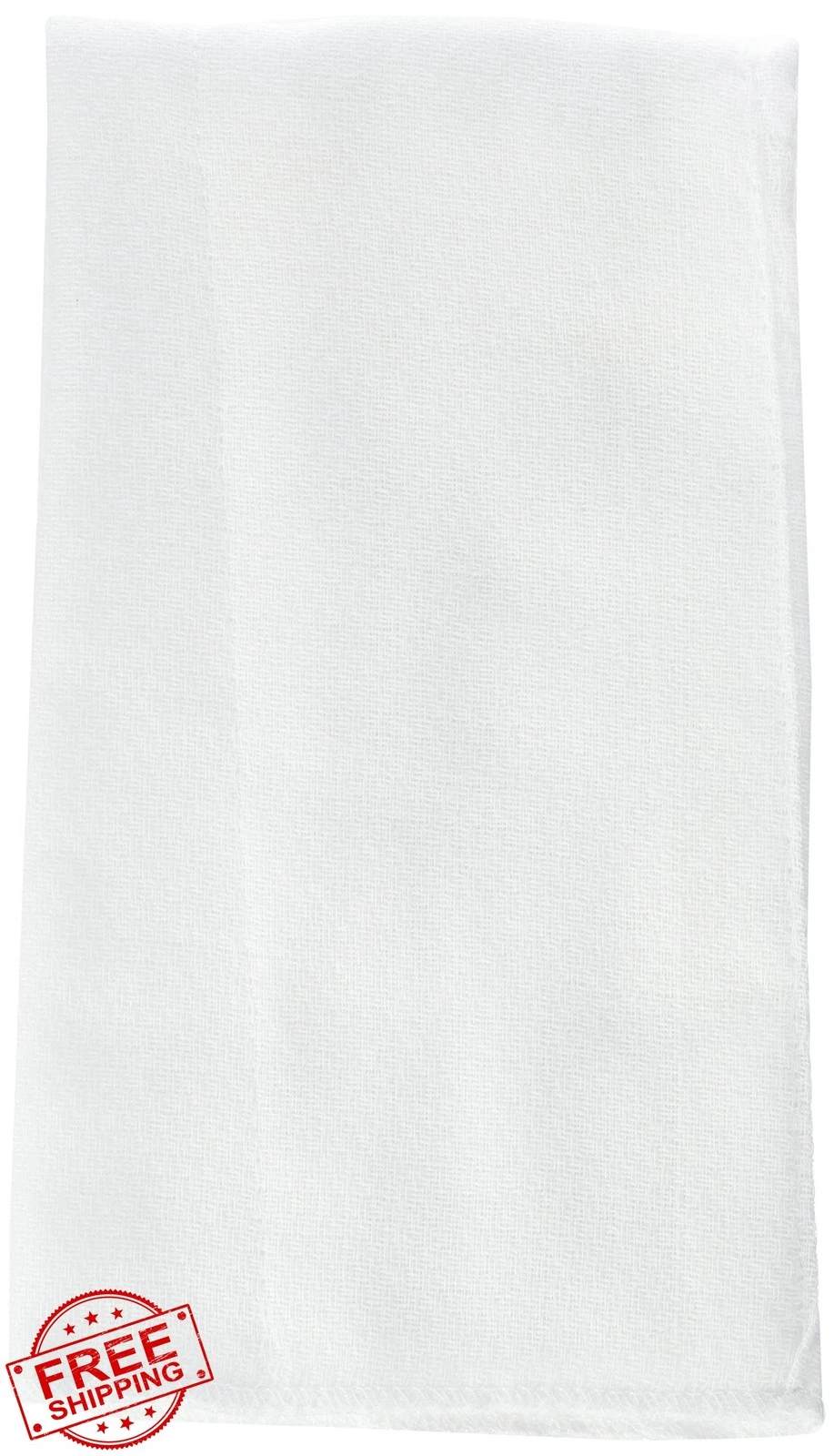 Dundee Burp Cloths Diapers White Pack of 6