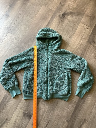 All In Motion Full Zip Teal Blue Jacket Sweatshirt Girls Size XL X-Large VGUC - Picture 7 of 10