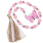 Wood Bead Garland Wooden Bead Pendant Hanging Ornament DIY Hanging Decor