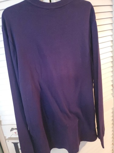 Thermal Shirt Mens XL 46/48US Polo Assn Logo Knit Crew Neck Navy New Long Sleeve - Picture 5 of 6