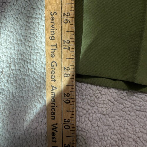 Pantalones Anne Klein para mujer 4 sargas tiro alto frente mosca vestido al tobillo pantalones 29x28 NUEVO - Imagen 17 de 17