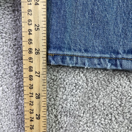 Levi’s 501 Jeans Damen 24X26 Blau Skinny Mid-Rise Medium Wash Button Fly - Bild 12 von 14