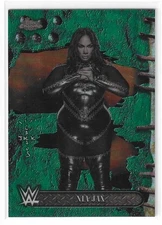 2025 Topps WWE Chrome Nia Jax Green Base Refractor /99