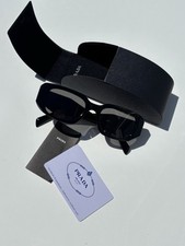 Prada PR 08YS Women's Sunglasses - Black/Dark Grey (1AB5S0)