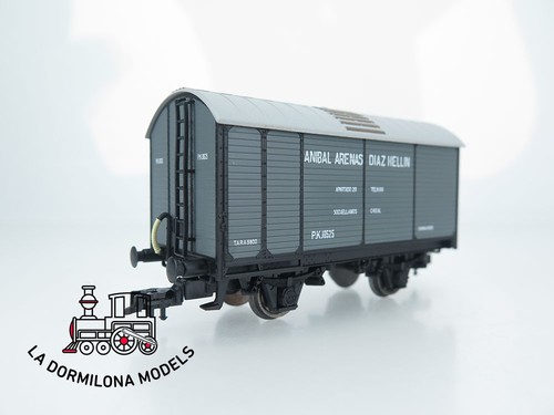 VR377 H0 DC ELECTROTREN ES19009 VAGON MERCANCIAS ANIBAL ARENAS Diaz-Hellin RENFE - Imagen 2 de 11