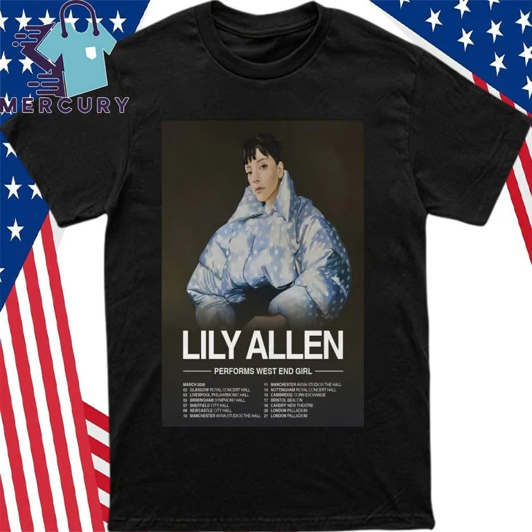 Lily Allen West End Girl Tour 2026 T-Shirt