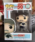 Funko Pop! Movies: QUINT w/Shark mouth #1755 Jaws 50th Anniversary w/Protector
