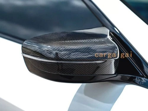 2X For BMW G15 G20 G21 G22 G30 2019-2021 Real Carbon Fiber Side Mirror Cover Cap Foto 2 de 4