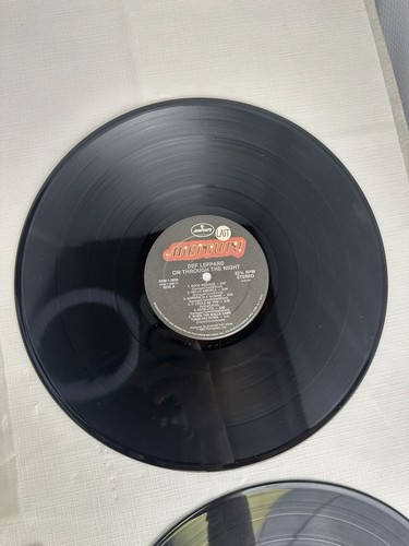 Def Leppard 80’s Rock Vinyl Album Lot Pyromania On Through Night High N Dry VG+ - Picture 10 of 12
