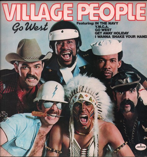 Village People Go West LP Vinyle UK Mercury 1979 9109621