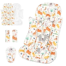 Infant Car Seat Insert, Soft Baby Car Seat Head & Body Support for Girl Boy, 