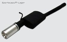 Ulter Sportauspuff Ford FOCUS 1 Lim. 98-2005 100mm rund eingerollt gerade