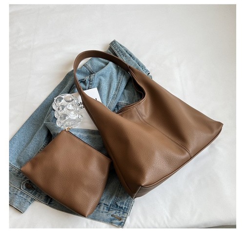 Damen große Beuteltasche Bucket Bag Mutter-Tochter Tasche einzelne Schultertasche Handtasche - Bild 1 von 24