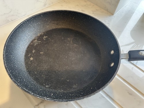Used Never Stick Frying Pan X 2 Large & Small Used Cooking - Picture 3 of 9