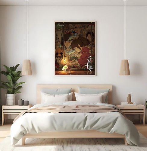 Spirited Away Poster – Studio Ghibli Anime Movie Wall Art with Chihiro Print - Picture 6 of 7