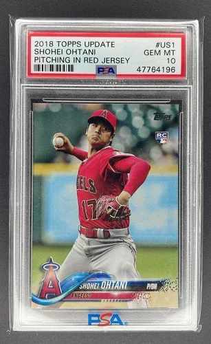 Shohei Ohtani 2018 Topps Update Baseball (US1) PSA 10 Rookie
