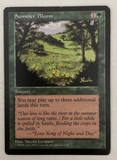 1x Summer Bloom Visions MTG Magic the Gathering MP
