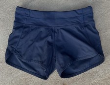 Ivivva by Lululemon Girl's Shorts Size 7 Speedy Relay Short Navy Blue
