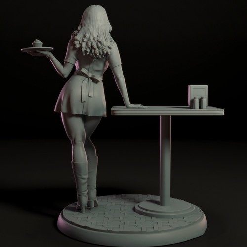 Max Black+NSFW 1/4 3D Printed 12K Figure Statue Resin Model Kit Unassembled - Picture 10 of 15