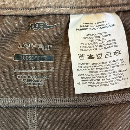 Nike Yoga Dri-Fit Loose Fit Jogginghose Herren Large Taupe Braun DQ4882-004 - Bild 6 von 9