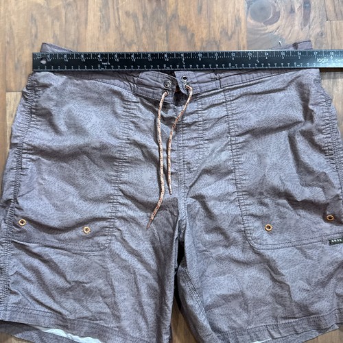 Howler Bros Swim Trunks Mens 34 Gray Sayulita Water Board Shorts Elastic Waist - Picture 4 of 11
