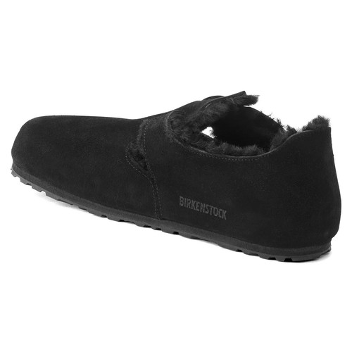 Birkenstock London Lammfell Wildleder Leder Schuhe schwarz - US 5-5,5 Herren & 7 Damen - Bild 4 von 10