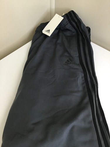 Adidas 3S Warm Up Jogger Track Pant Men’s Gray Athletic Bottoms Blue #106. XXL - Picture 2 of 5